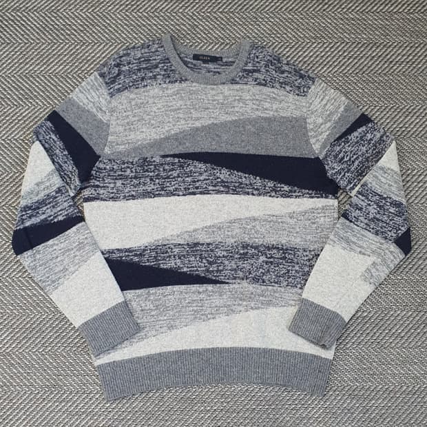 올젠 긴소매 울 니트 남자105~110