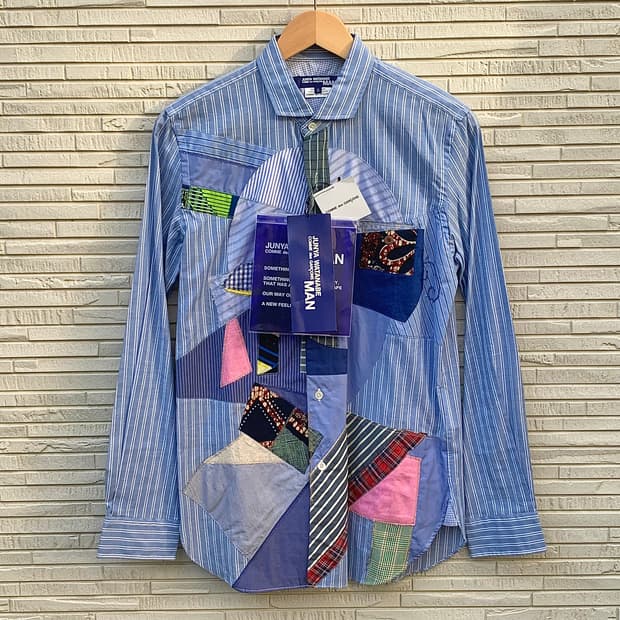 준야 와타나베 패치워크 셔츠