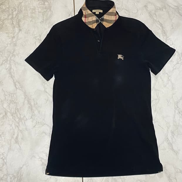 버버리 반팔 카라 티셔츠 사이즈 95 ~ 100