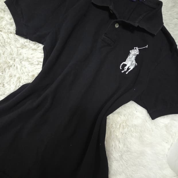 폴로 빅포니 블랙 카라반팔 M
