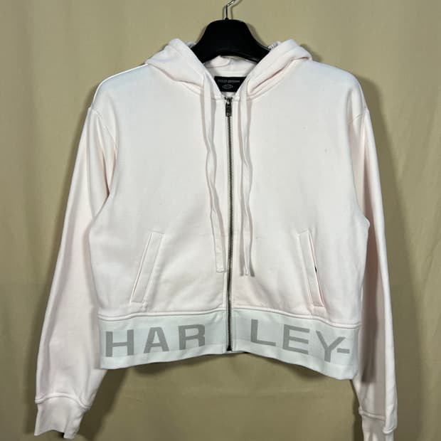 할리데이비슨 크롭 풀집 후드집업 처분 