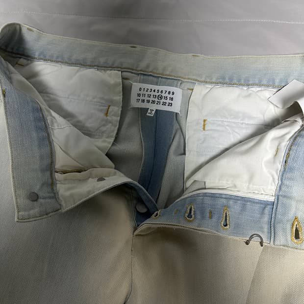 Maison Margiela Contrasting Hem Jeans 50