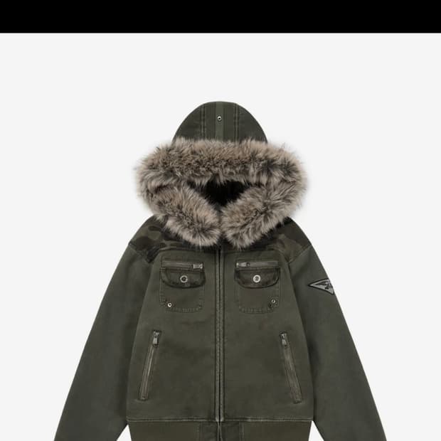 아캄 퍼 카모 자켓 L