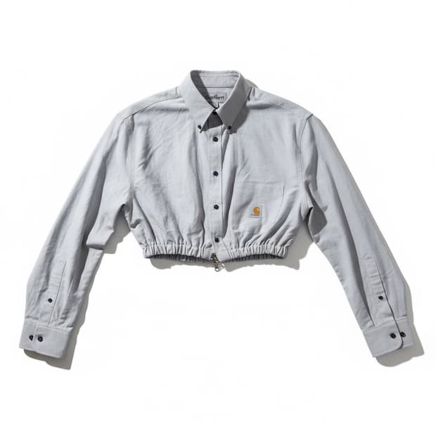 칼하트 크롭 투웨이 지퍼 리폼 L