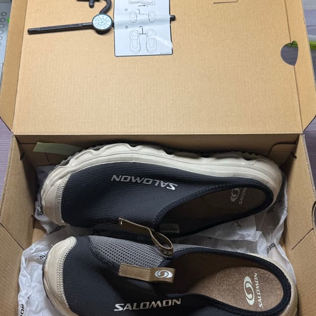 살로몬 RX 슬라이드 3.0 블랙 플럼 키튼 슬리퍼