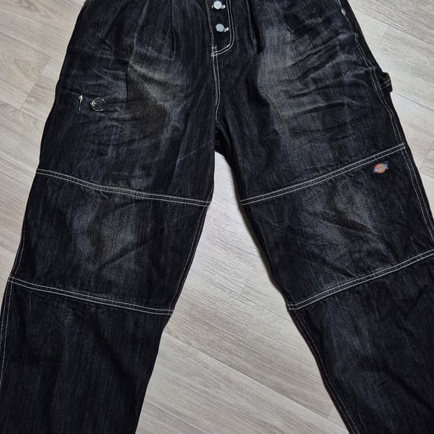 떠그클럽 디키즈 더블니 데님팬츠 2사이즈