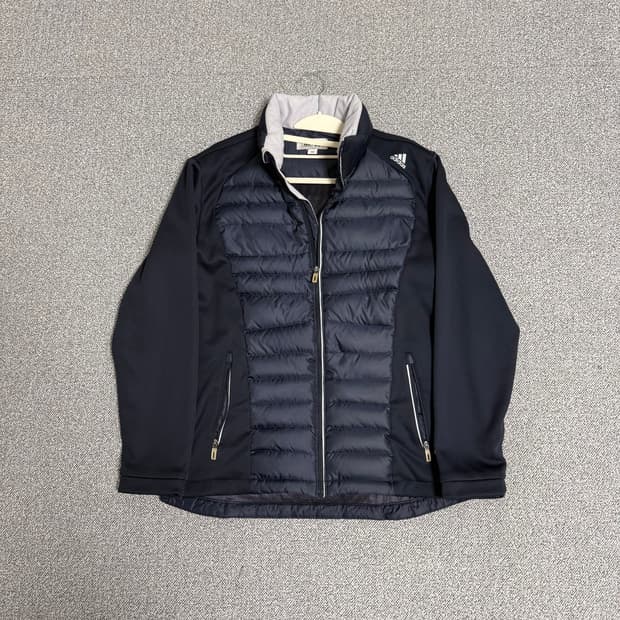 아디다스 하이브리드 골프패딩 네이비 100