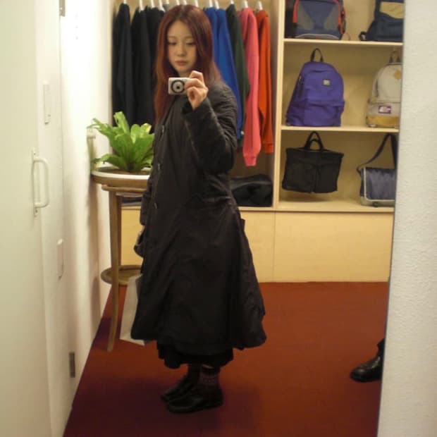 꼼데가르송 패딩 코트