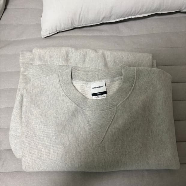 s 아웃스탠딩 맨투맨 그레이