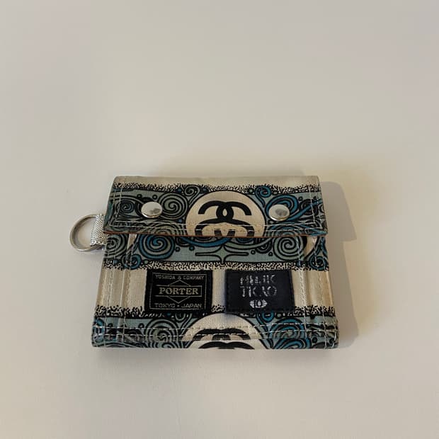 요시다포터 x 스투시 콜라보 반지갑