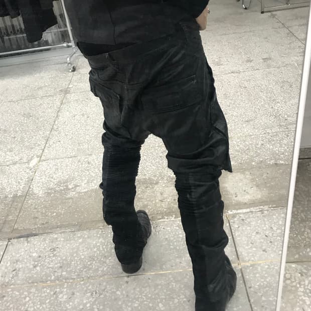 릭오웬스 15ss 멤피스 코팅 진