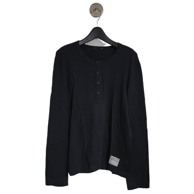 Military henley neck