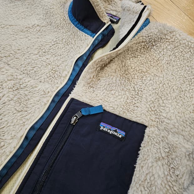 파타고니아 클래식 레트로 양털 자켓 라지 후리스 플리스 점퍼