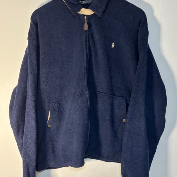 90s USA 폴로 플리스 스윙탑 드리즐러 자켓 빈티지 polo
