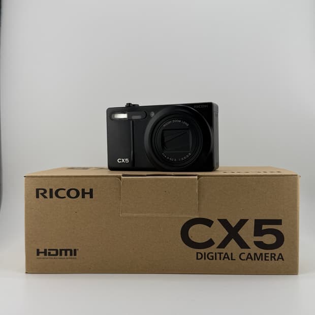 [예약구매] 리코 RICOH CX5 레트로 디지털 카메라