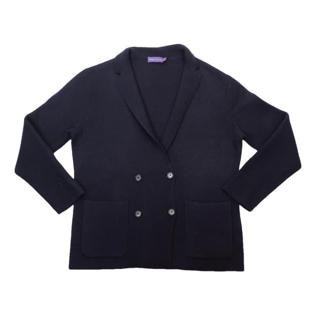 [S] Ralph Lauren 랄프로렌 퍼플라벨 울 가디건 블랙