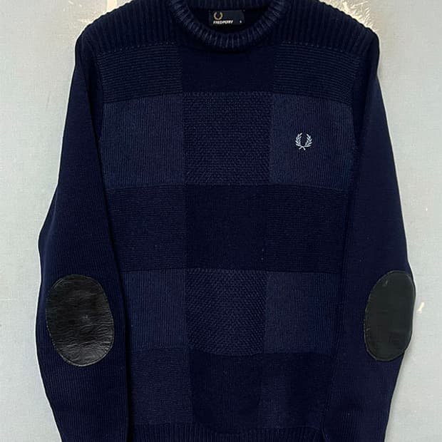 프레드페리 남자 니트티 매장판 울 캐주얼 M 95