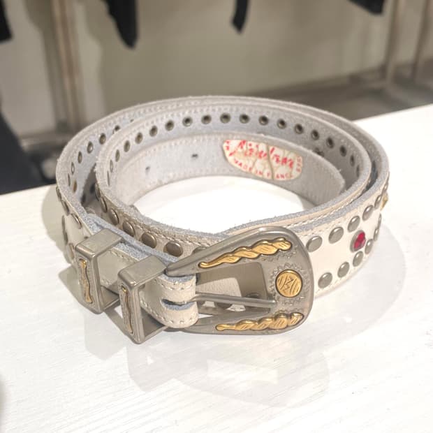 Made in France 프랑스 빈티지 스터드 벨트