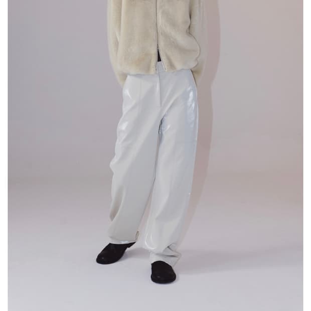 안사일런스 에코 퍼 점퍼 BEIGE S사이즈