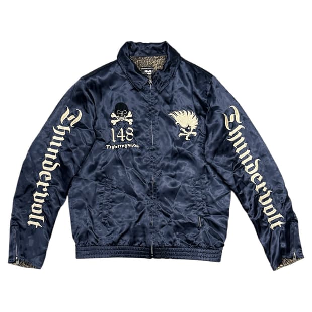 2004 네이버후드 10주년 기념 자수 범벅 스카잔 자켓