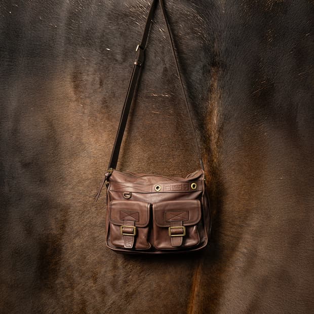 90s~ 발리 Bally 이태리 메이드 레더 크로스 백 브라운 