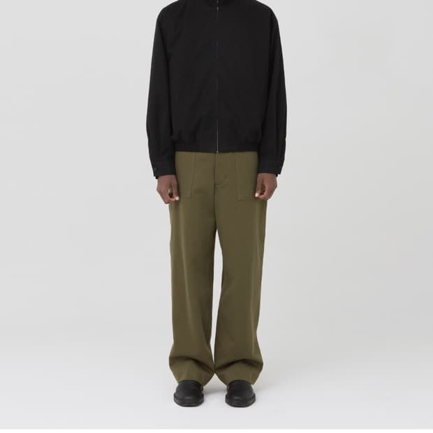 브라운야드 스탠드카라블루종 블랙 3사이즈