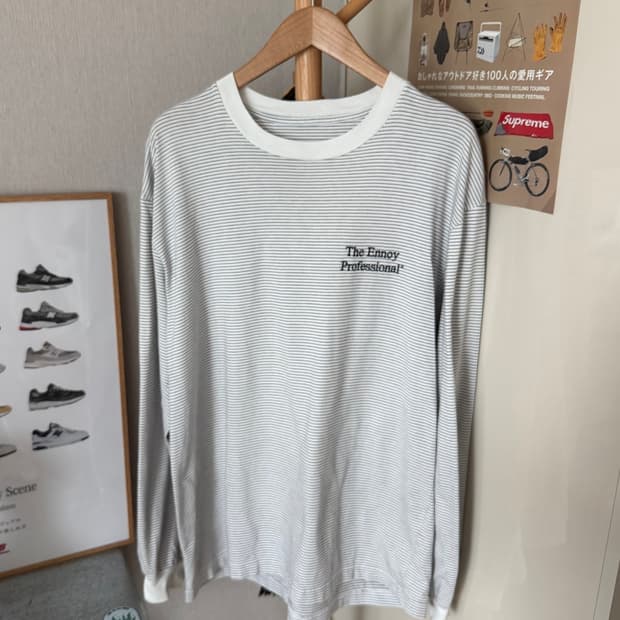 엔노이 Ennoy Border L/S T-shirt