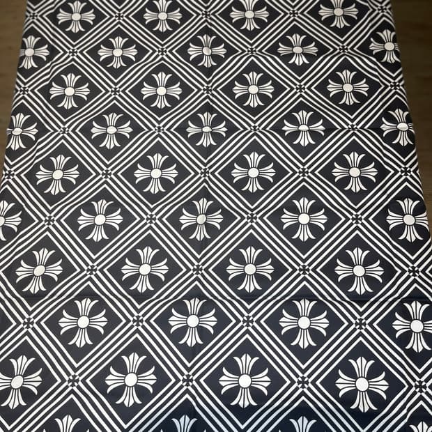 크롬하츠 실크 스카프 매치 플러스 블랙