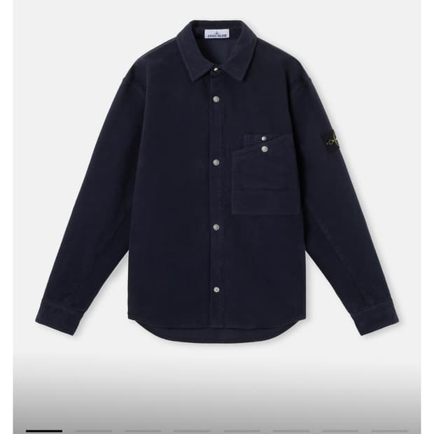 스톤아일랜드 코튼몰스킨 셔츠