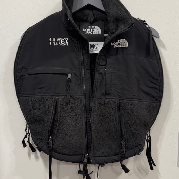 노스페이스 mm6 마르지엘라 후리스 베스트 조끼 집업