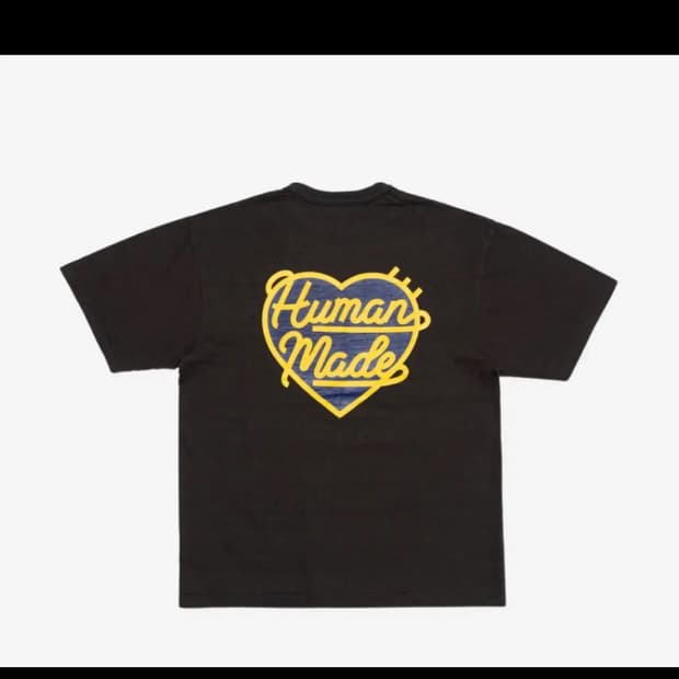 휴먼메이드 하트 로고 반팔