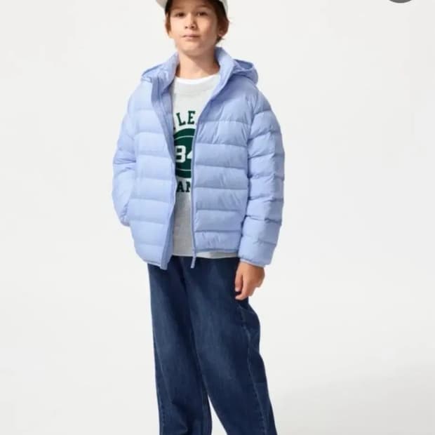 유니클로 키즈 경량패딩 160