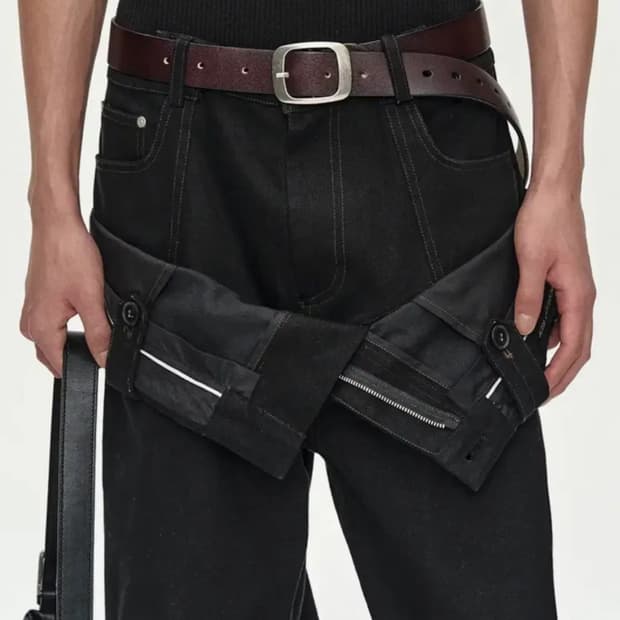 [34]앤더슨벨 DOUBLE WAISTED TROUSERS