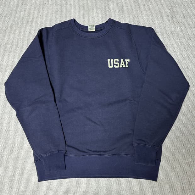 (100)버즈릭슨 USAF 루프휠 스웻 네이비 L