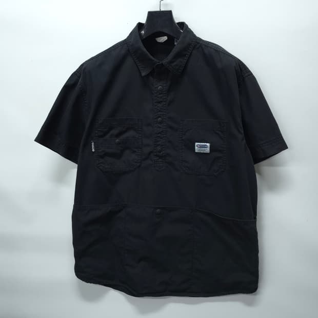 ​아웃도어 프로덕츠 립스탑 하프 스냅 포켓 반팔 셔츠 (M)