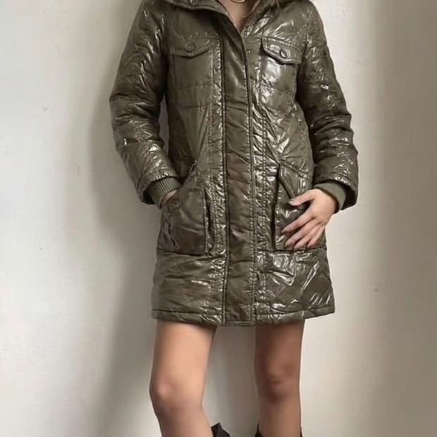 Von dutch 본더치 퍼후드 패딩 점퍼