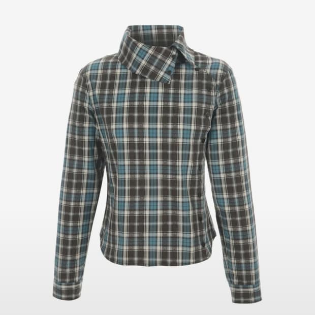 WSC 더블에스씨 셔츠 Asym check shirt 005