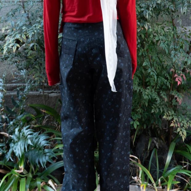 Flower cargo hana pants