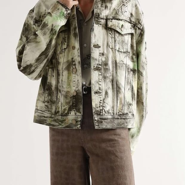 [NCT 착용] 셀린느 22ss 크리스탈 퍼피 데님 자켓