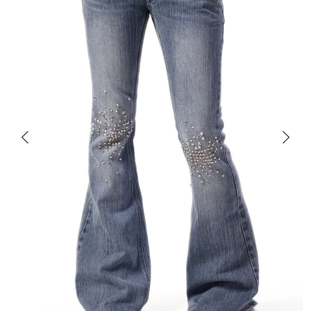 레이서월드와이드  Spike Flared Denim (Blue)