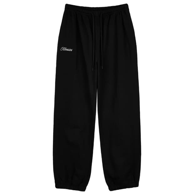 클리시어 Basic logo string jogger pants
