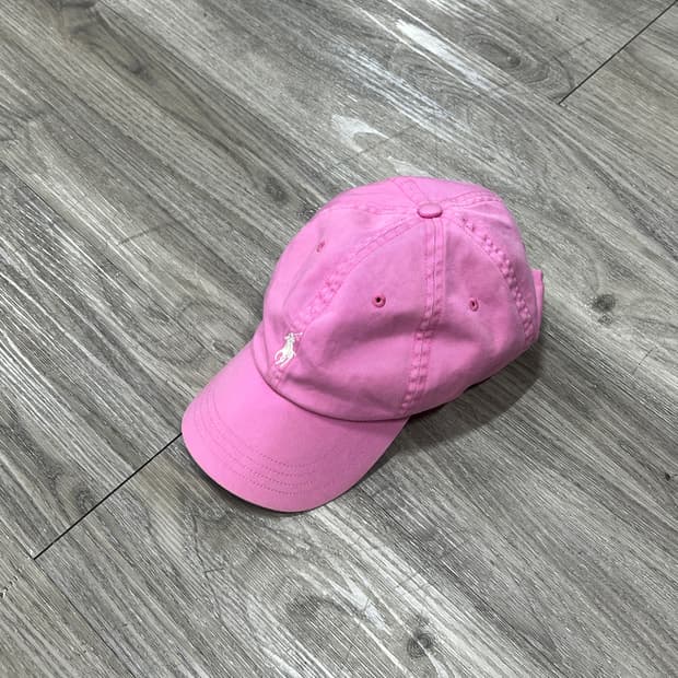폴로랄프로렌 포니로고 핑크 볼캡