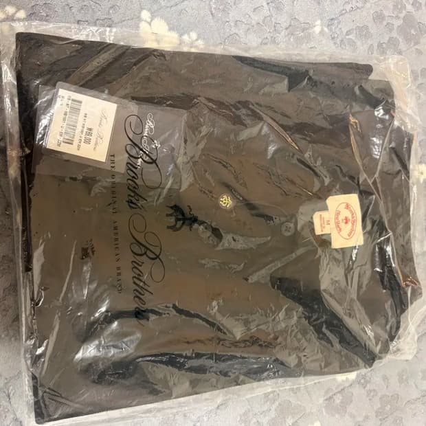브룩스브라더스 카라티 블랙 M(로고 블랙) 새상품