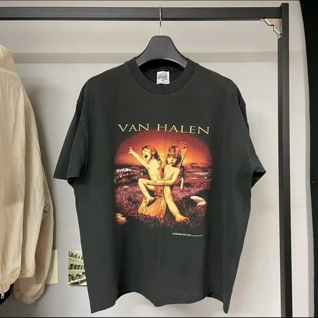 반헤일런 90s 밴드티