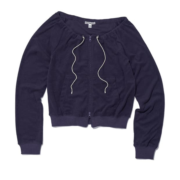 파르티멘토 드로스트링 오프숄더 플럼