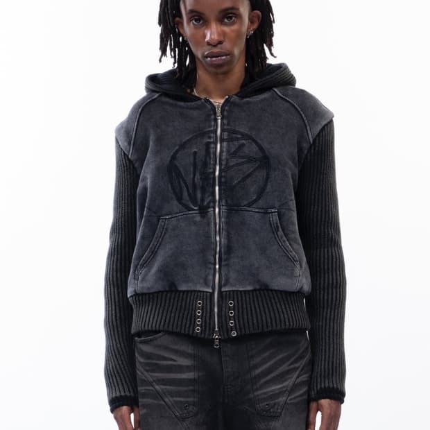 노페이스 스튜디오 더블 레이어드 집업