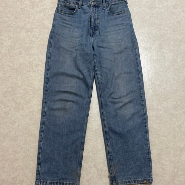 리바이스 실버탭 미디엄 인디고 루즈핏 데님 팬츠 28사이즈