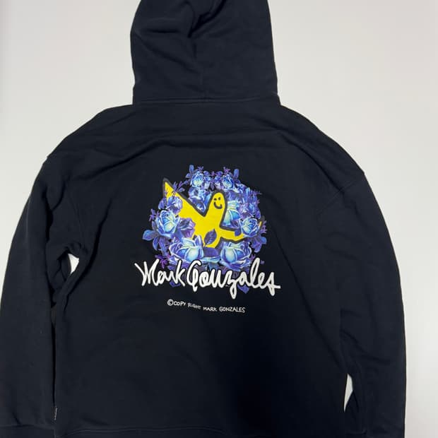 마크곤잘레스 와키윌리 뒷 프린팅 후드티 L 블랙