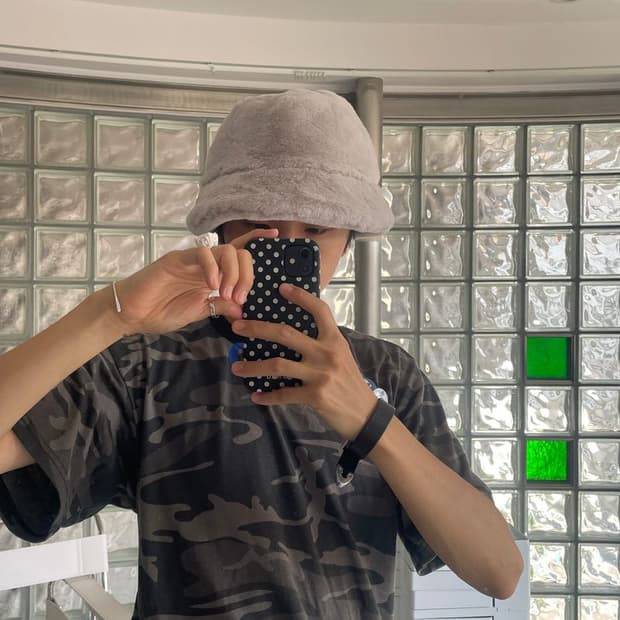 FUR BUCKET HAT 모피 버킷 모자
