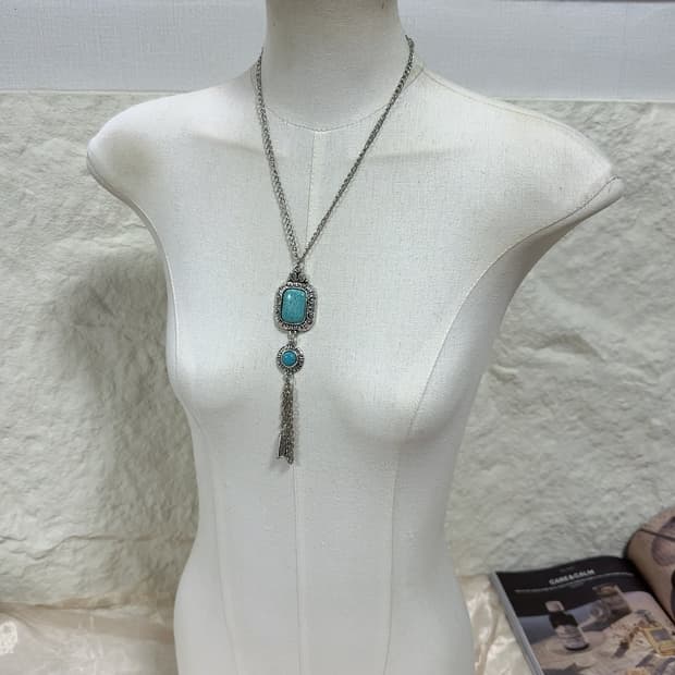 빈티지 터키석 목걸이